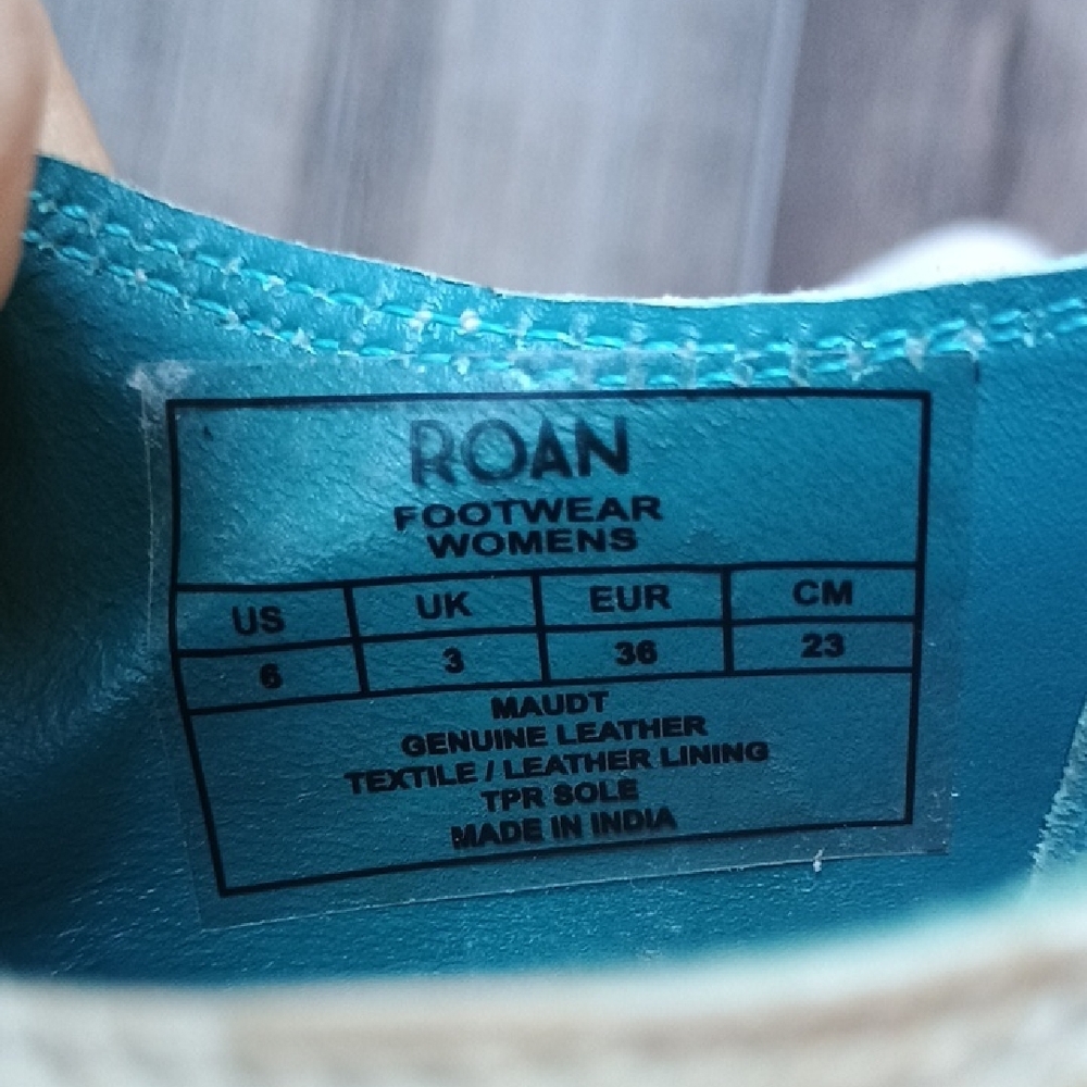 Roan By Bed Stu Women's Cream Tan Leather Sneakers - Picture 3 of 9